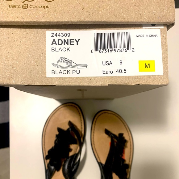 Shoes - BOC Adney black sandals. Size 9. Like new, worn once.